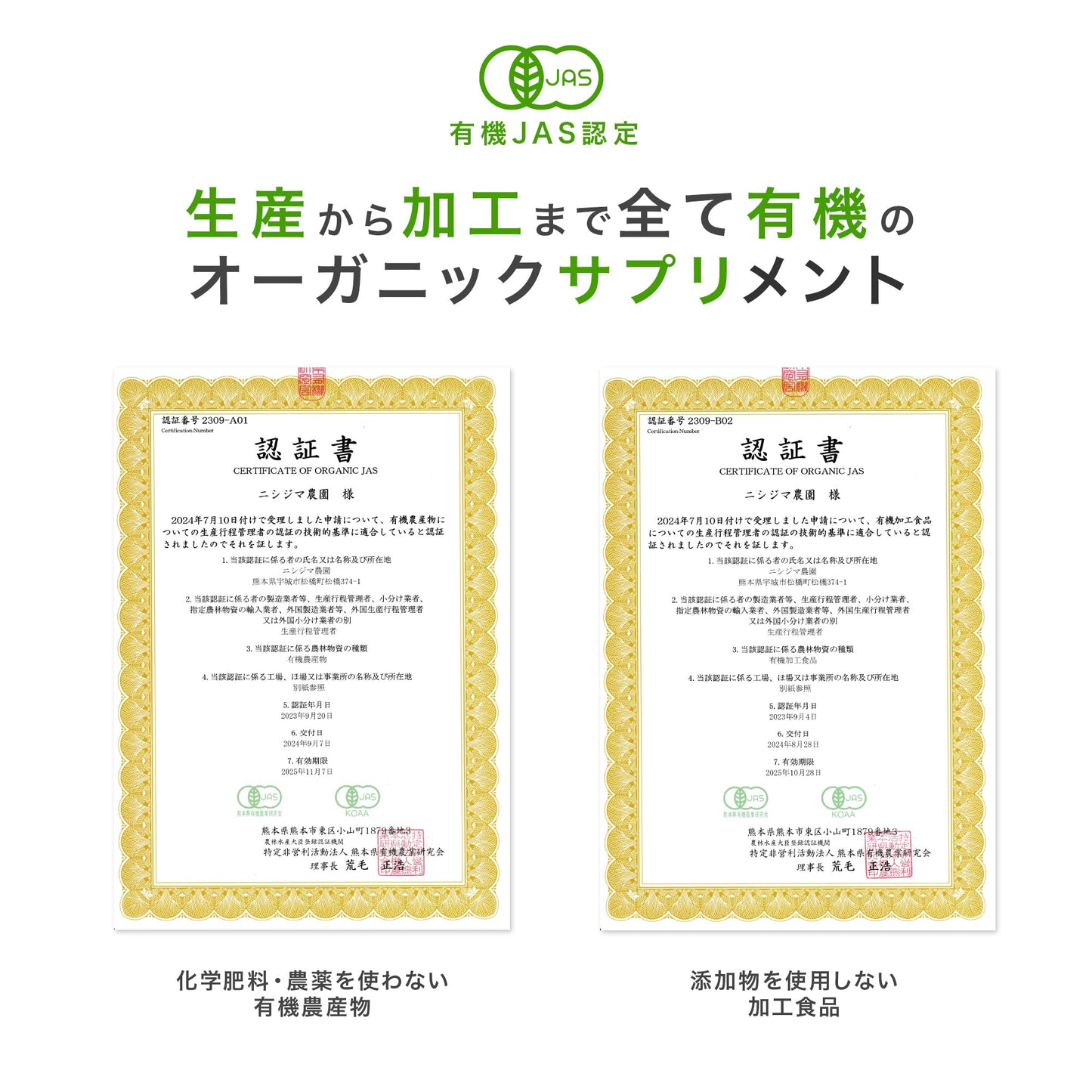 NONケミカル™サプリメント/ モリンガ × キクイモ - ニシジマ農園